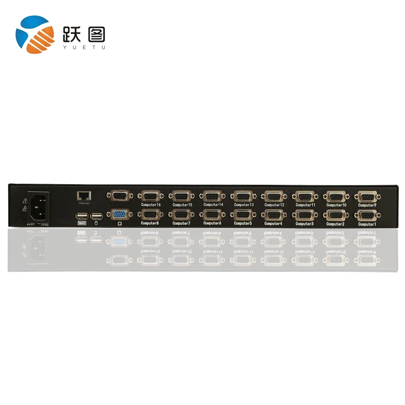 跃图 [ATD-2016IP远程控制切换器16口1U机架OSD自动切换IPKVM切换器]