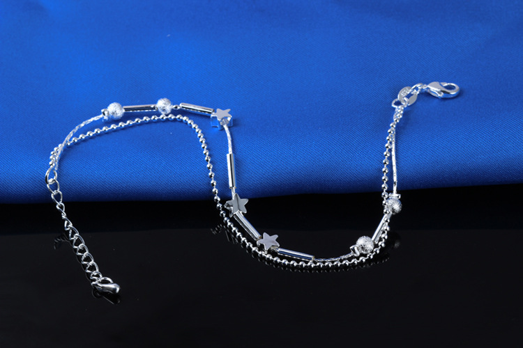Bracelet de cheville Femme OTHER   en Argenterie - Ref 3101393 Image 10