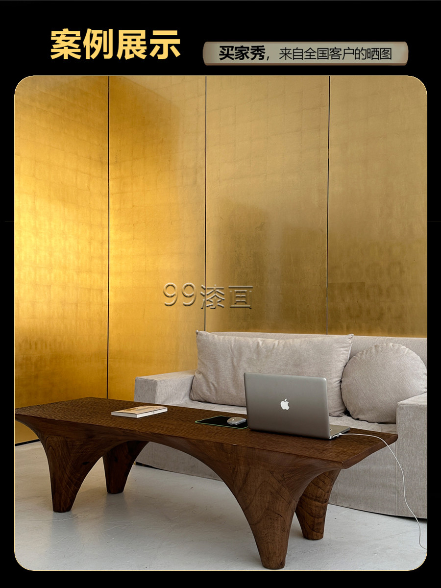 ширма 99漆画日式素金箔屏风四扇中式酒店客厅茶室隔断插花摄影折屏定制