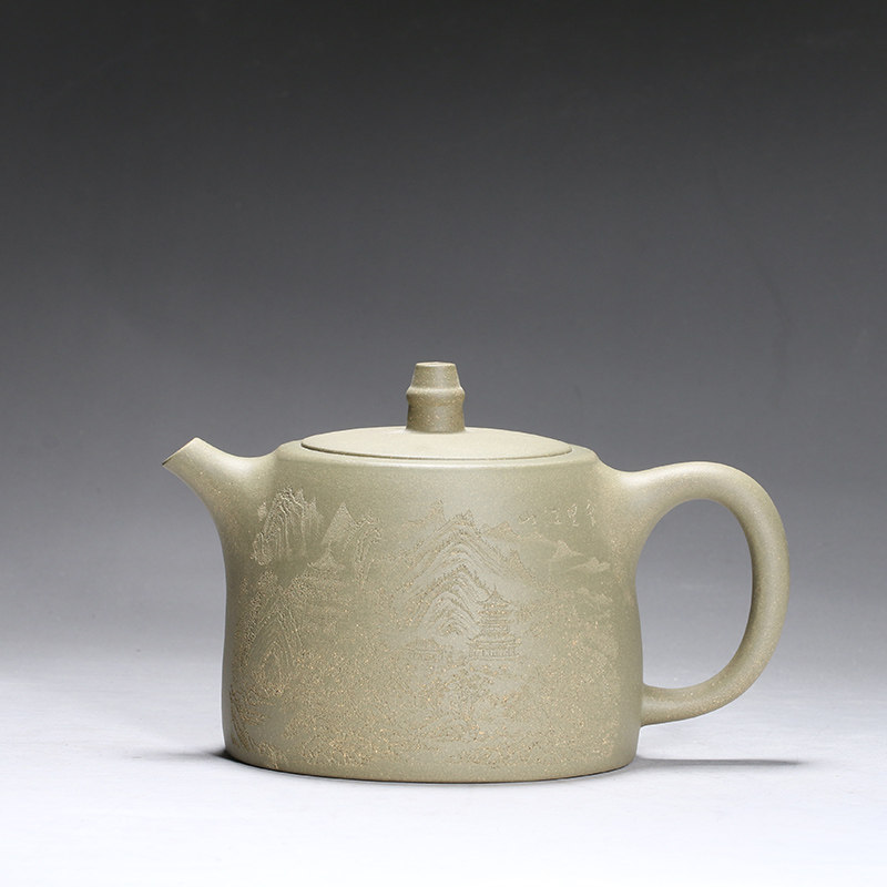 【精品收藏】宜興紫砂 壺 供春 上新橋壺 純手工 原鉱紅泥 茶壺 工夫茶具 宜興紫砂壺手工原礦豆青泥段泥舍得漢鐸壺400毫升家用茶壺|茶壺|ETMall