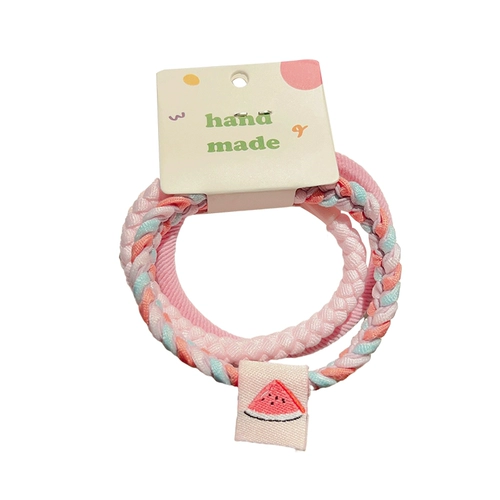 Прочная детская эластичная резинка для волос, аксессуар для волос, безвредный хвостик, не повреждает волосы