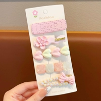 Розовый комплект, в цветочек