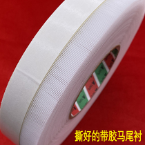 Template machine ponytail lining clothing with glue and tear 3 5cm wide template supplies horsetail inch fish bone curling strip 7 5