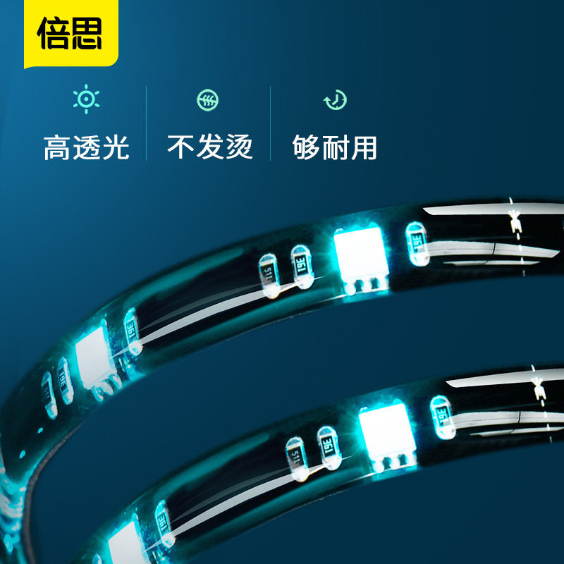 BEST RGB colorful lamp with LED light and waterproof lamp belt extended packet LED patch flexible 5V lamp strip