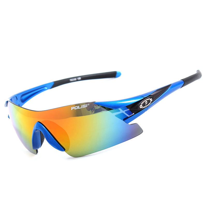 POLISI Cycling Glasses Polarized Sunglasses Men's and Women's Outdoor Sports Cycling Glasses Five Groups of Lenses