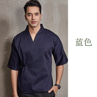 Синий кимоно топ