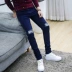 Mùa thu quần jeans trẻ trung nam phiên bản Hàn Quốc của quần lọt khe quần thủy triều nam đen giản dị quần dài nam - Quần jean quan lot nam Quần jean