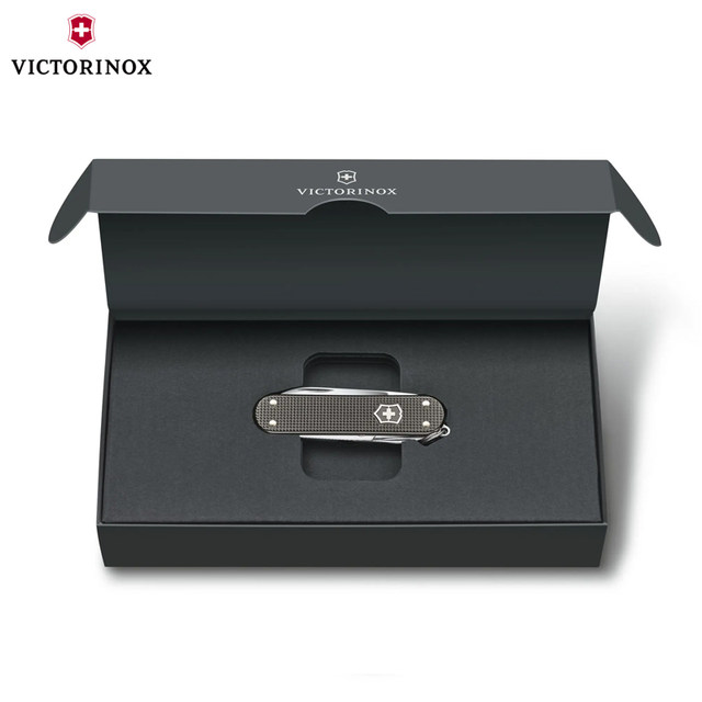 Victorinox Swiss Army Knife 2022 Aluminum Model Limited Edition Thunder Color 58mm Swiss Sergeant Knife 0.6221.L22