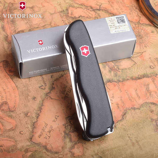 ດັ້ງເດີມ Victorinox Swiss Army Knife 111MM new version front drive 0.8513.3 multi-function folding Swiss Army Knife