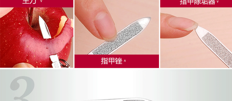 Bản gốc chính hãng Vickers Swiss Army Knife 58mm (hoa) Công cụ Thụy Sĩ gấp đa năng dao găm