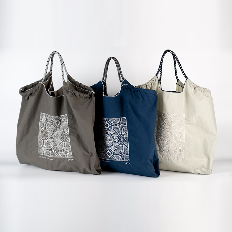 Eofo Original New Shu Embroidered Rattan Embroider Shopping Bag Niche Handbag Environmentally Friendly Bag Shoulder Bag