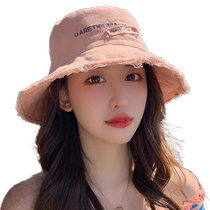 Fisherman Hat Lady Sunscreen Hat Sun Hat Sun Hat Summer Thin spring summer days Han version 100 hitch a Korean wave card