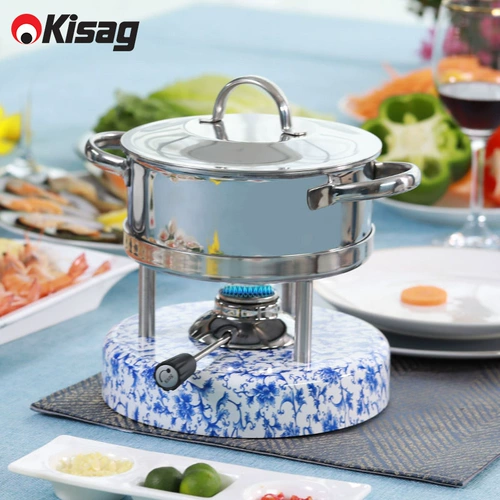 Швейцария Kisagwa Blue and White China Hot Pot Один один человек один горшок Club Commercial Prageption небольшой горячий горшок