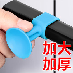 Toilet windproof door suction soft rubber non-perforated door rear suction door retainer silicone window door handle suction cup anti-collision