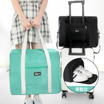 Travel bag luggage bag womens short-distance travel portable large capacity large fitness bag net red travel bag
