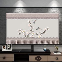 75 인치 TV 세트 먼지 커버 새로운 스타일 새로운 중국 TV 커버 새로운 스타일 먼지 커버 중국어 스타일 TV 전체를 포함한 노래