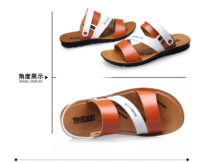 Sandales homme en Cuir microfibre - Ref 3449793 Image 19