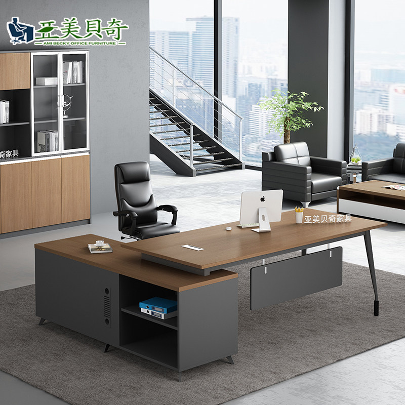 Fashion Executive Desk Supervisor Desk Boss Desk and Chair Combination Office Furniture Simple Modern Manager Desk