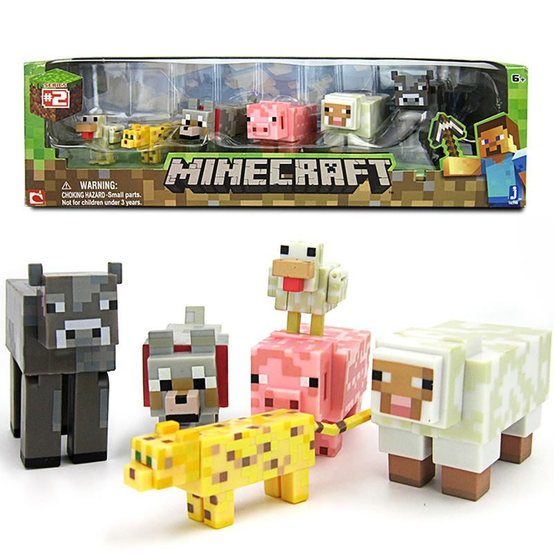 Real version of my World Animal Group Game Surrounding Toy Double Block Model