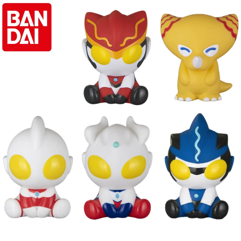 Плюшевая кукла Bandai Ultraman Tiga из мягкой резины, игрушка, антистресс