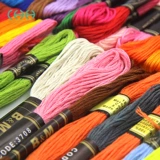 Плетеная линия ручной работы ручной работы DIY -вышивка цветовая вышивка.