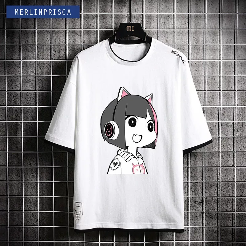 NEKO Электронная музыка мобильные игры Музыкальный мир Cytus 2 берет молодых парней и девушек футболки с коротким рукавом