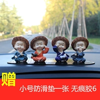 Маленькая соломенная шляпа монах (отправьте овальную подушку без следа клей 6)