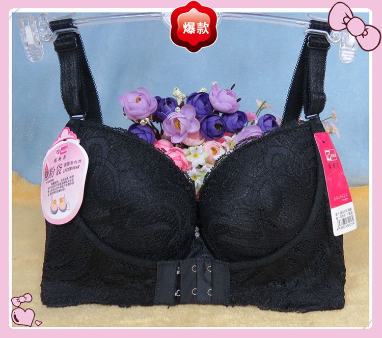 Ưu đãi đặc biệt 10 nhân dân tệ trước ngực mềm hạt tinh dầu mát xa ngực tập hợp áo ngực trong B cup 3 khóa điều chỉnh đồ lót bra không dây