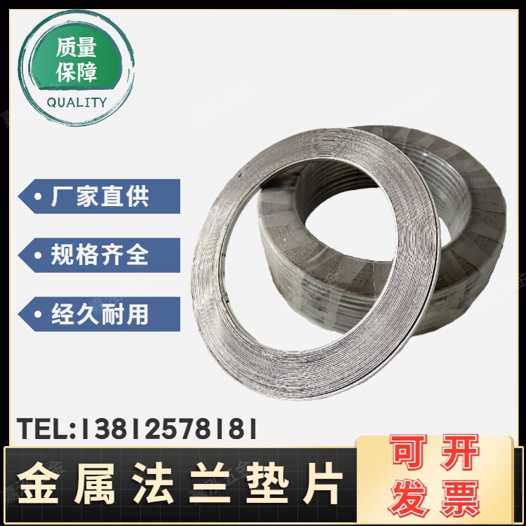 Metal Wound Gasket Metal Gasket Metal Flange Sheet DN40 50 65 80 100 125 150 200