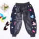 Quần bé dây đeo tã cho bé tã trẻ sơ sinh không thấm nước bao gồm quần cotton quần sọc bé gái cao cấp