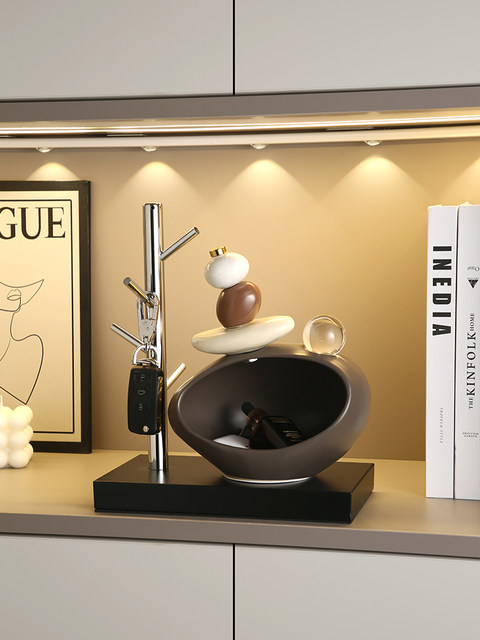 Shilai Run Entrance Entrance Entrance Key Storage Ornaments Home Living Room Wine Cabinet TV Cabinet Decoration Housewarming Gifts