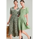 HAVVA2024 Summer New Floral Dress ແມ່ຍິງກະທັດຮັດແອວສູງອອກແບບ Skirt ຝຣັ່ງຫວານ Q2168
