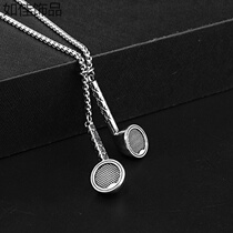 2022 autumn and winter pendant with the same new male and female brief tide length money chain 100 hitch headphone sweater chain tide