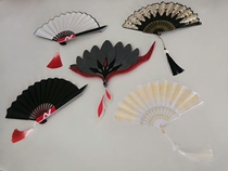 Spot fifth personality cos clothing props Red butterfly crane fan White unsullied beauty Prajna flower wedding knife