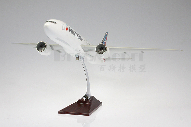 47 cm American Airlines Boeing 777 Máy Bay Mô Hình American Airlines Mô Phỏng Tĩnh Mô Hình Máy Bay Chở Hàng Không Trang Trí Món Quà máy múc trẻ em