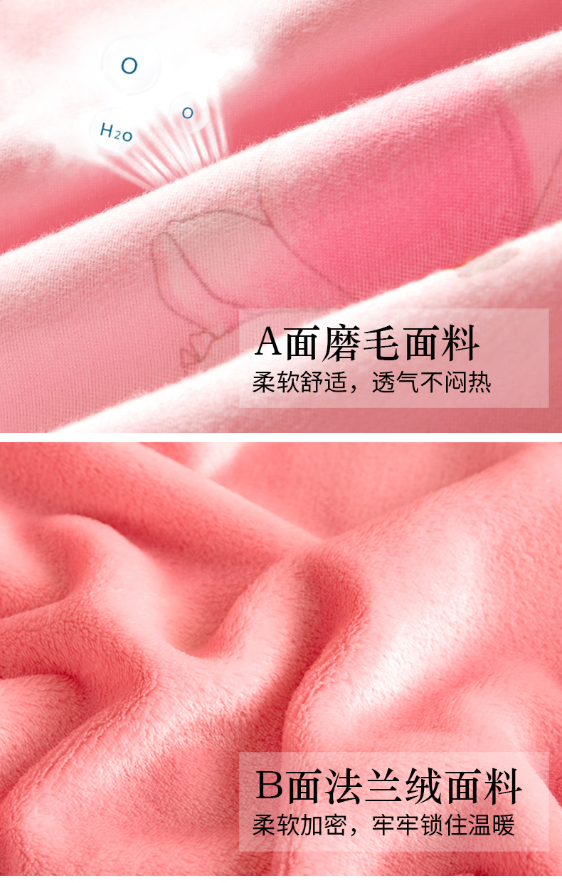 Winter giường nhung chăn hô một gia đình bốn 1.8m giường flannel Hàn Quốc vải váy ba mảnh Levin luật dày - Bộ đồ giường bốn mảnh bộ chăn ga gối lụa satin