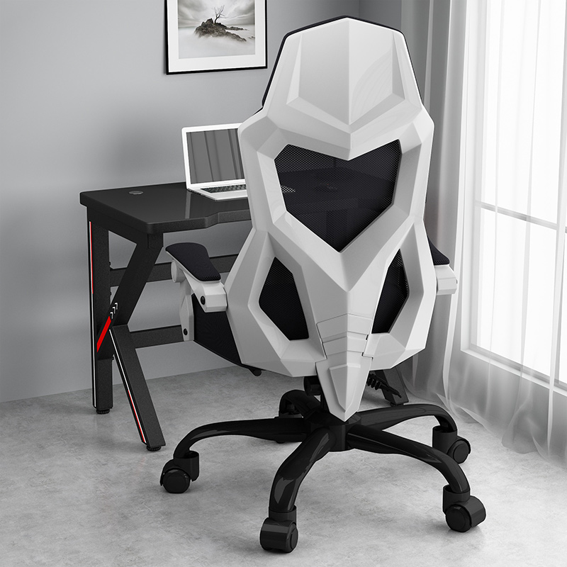 White ArmorComputer chair household Office chair comfortable long Back human body Engineering chair Swivel chair backrest Staff chair Game Chair E-sports chair
