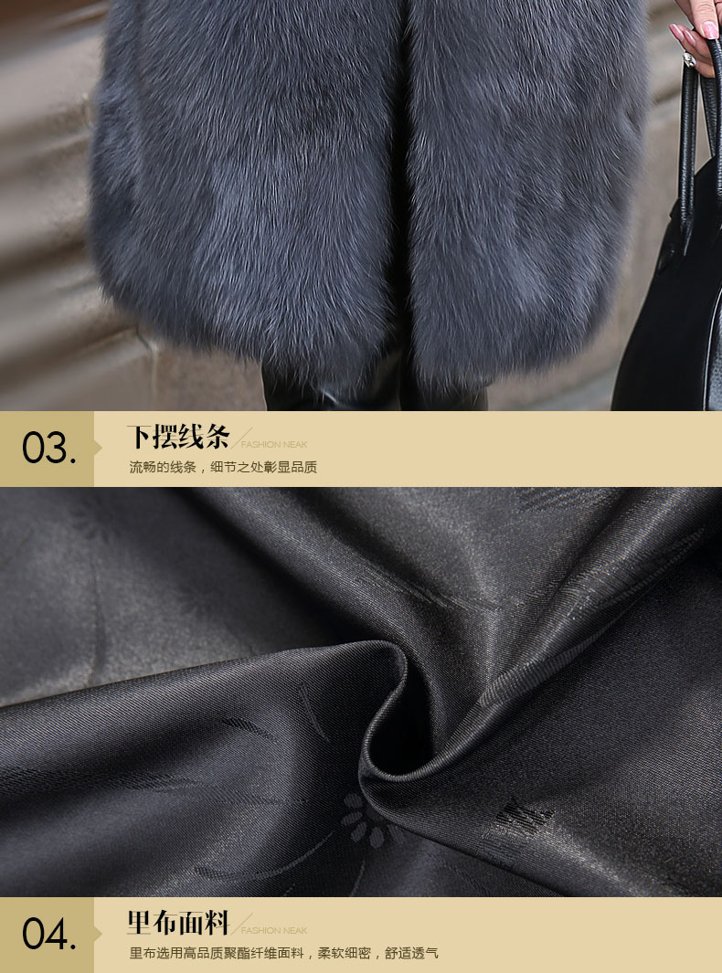 Manteau de fourrure femme - Ref 3173334 Image 23