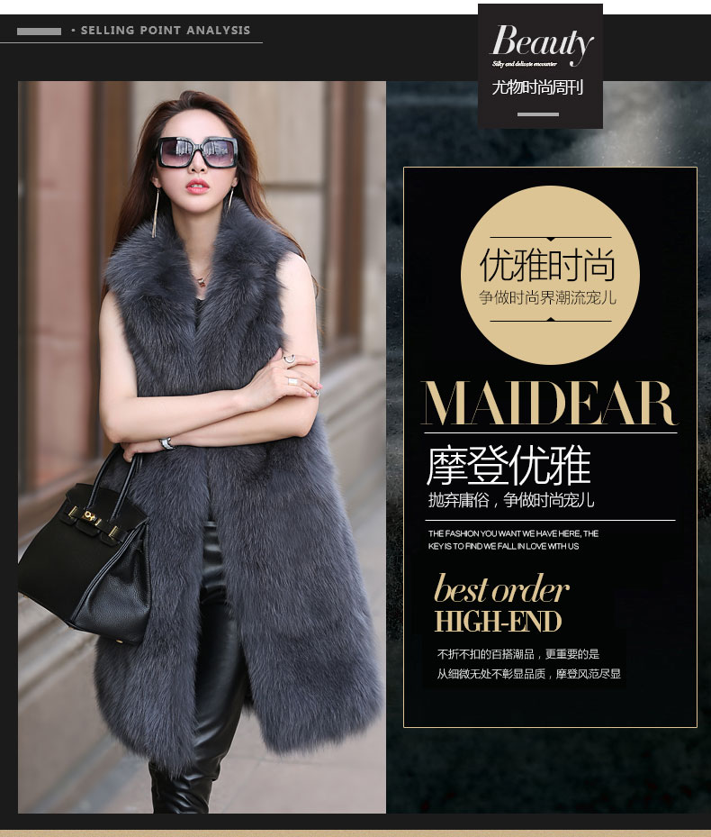 Manteau de fourrure femme - Ref 3173334 Image 10