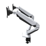 Гиббонский настольный компьютерный подставка для подъема подъема двойного двойного экрана с двойным экраном.