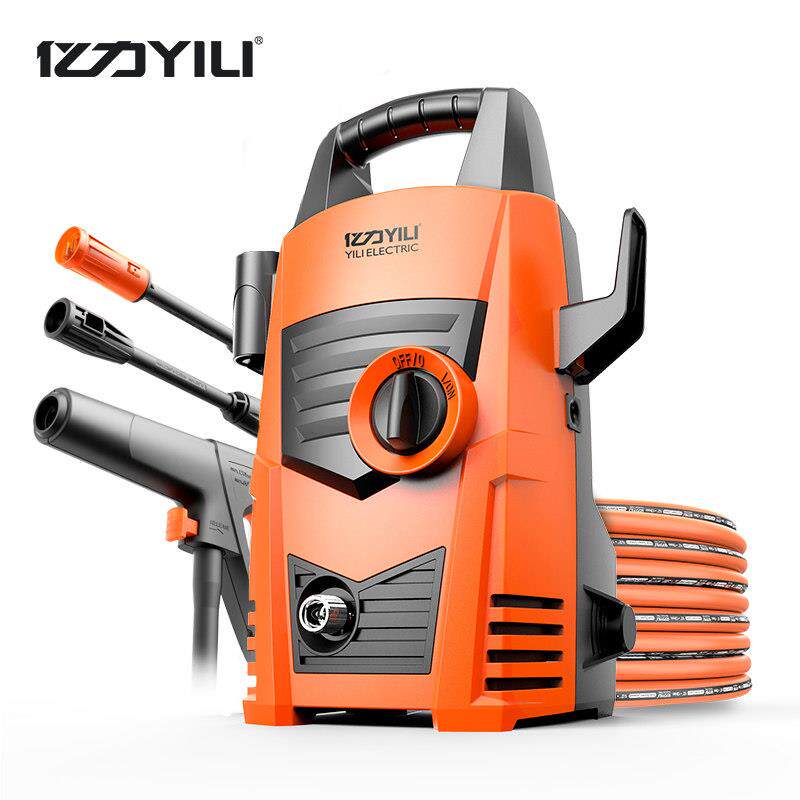 Yili 4435H-90A High-Pressure Car Washing Machine, Household Electric Car Washer, Portable Car Cleaning Pump Water Gun