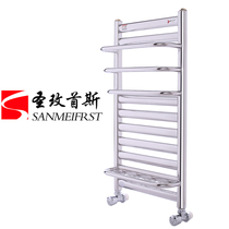 Stainless steel small back basket radiator household radiator bathroom bathroom steel bathroom radiator towel rack rack