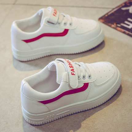 女童休闲鞋2018新款透气春秋韩版小白鞋潮男