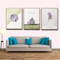 Nordic Mural Triple Living Room Decoration Painting Modern Minima Hung Painting Sofa Background Wall Dining Room Cozy Wall Painting