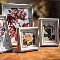 Retro swing table photo frame hanging wall 5 inch 7 8 inch 10 12 inch American desktop Seven inch frame IKEA creative comic frame