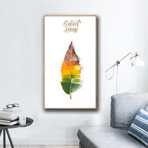 ins home decoration painting Nordic simple freshening style wall painting living room decoration painting Xuanguan gangway hanging painting fresco