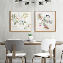 Nordic Creative Restaurant Decoration Painting Modern Brief About Two Couplets Fashion Personality Dining Room Background Wall Fresco Living Room Hanging Painting