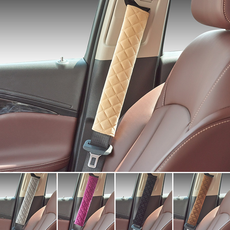 Anti-Wear Car Seat Belt Protection Shoulder Jacket Lengthened Safety Rope Protective Sheath Soft Anti-Wear Four Seasons Universal Lengthened
