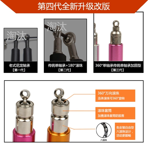 Стальная проволка для тренировок, профессиональная скакалка для взрослых для спортзала, металлический подшипник подходит для мужчин и женщин