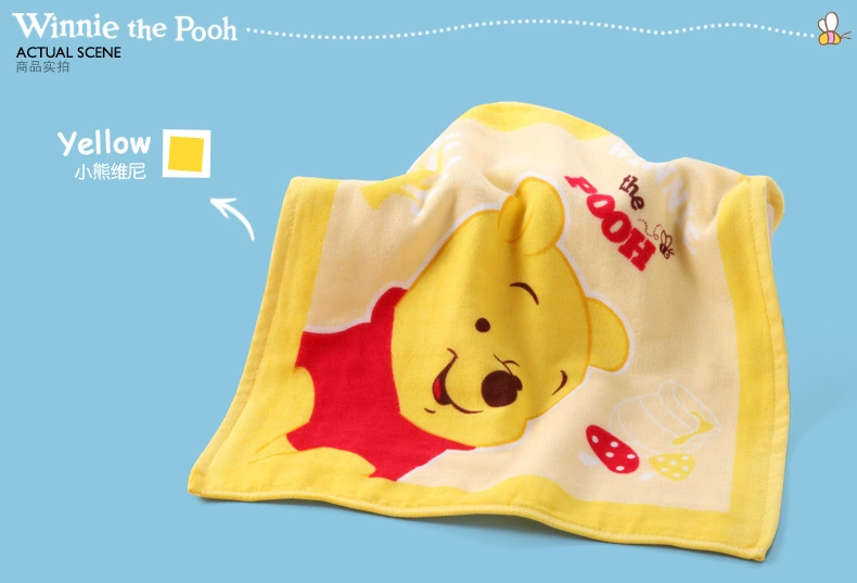 Disney Pooh khăn con bé khăn bông gạc bốn đứa con nhỏ rửa bé nhà thấm bông - Khăn tắm / áo choàng tắm khăn tắm poemy